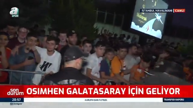 🦁 Galatasaray taraftarı büyük bir coşkuyla Victor Osimhen’i bekliyor!