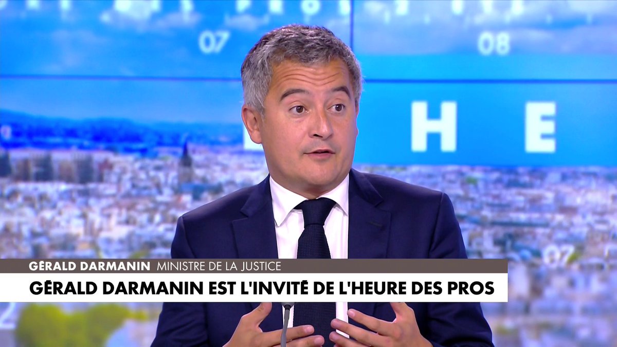 Gérald Darmanin : «Quand on chope quelqu’un, il doit connaître un tarif minimum», dans #HDPros2ETE