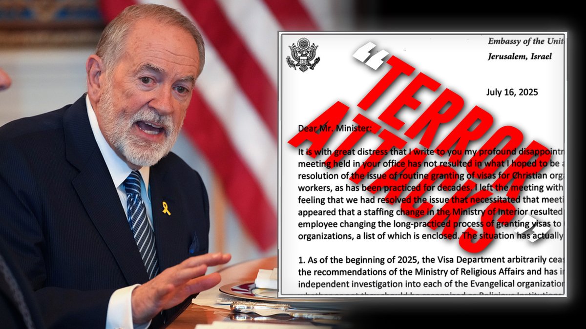 BREAKING: Trump State Department Officially Calls On Israel To Stop Launching "Terror Attacks" On Ancient Christian Communities In Their Country In This Powerful Report, Alex Jones Breaks Down The Secret To Why Mike Huckabee- A Devoted Christian Zionist- Is So Upset With The Violent Actions Of Israeli Settlers