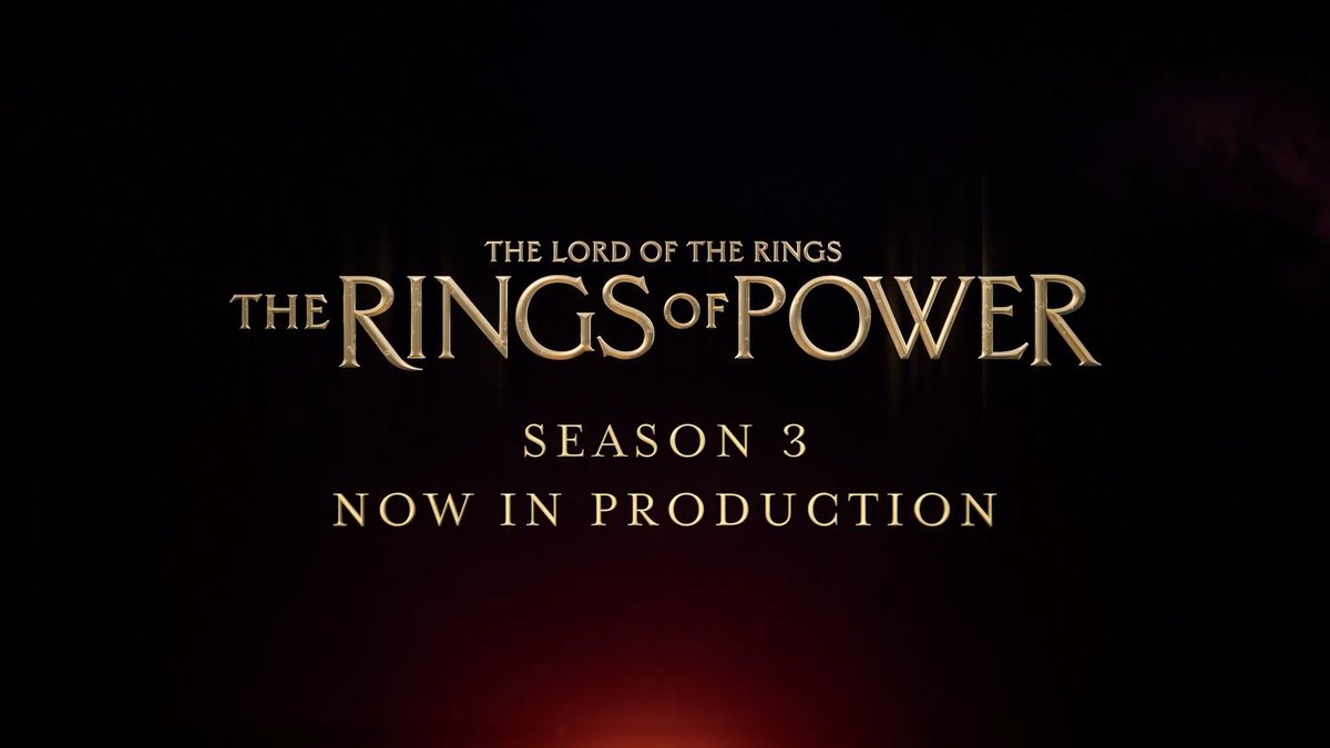 #TheLordOfTheRings: The Rings Of Power: Season 3 has started production!