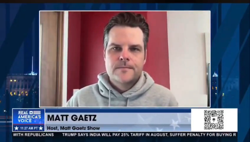 .Matt Gaetz to Jack Poso 🇺🇸: "It would seemingly be the time to lower interest rates, to give more younger millennials and Gen Z an opportunity to think about the American dream and home ownership, and that would have tremendous societal benefit."