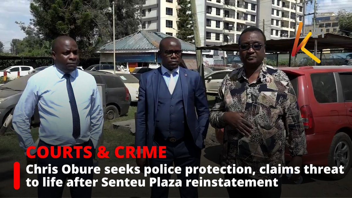 City tycoon Chris Obure seeks police protection, claims threat to life after Senteu Plaza reinstatement