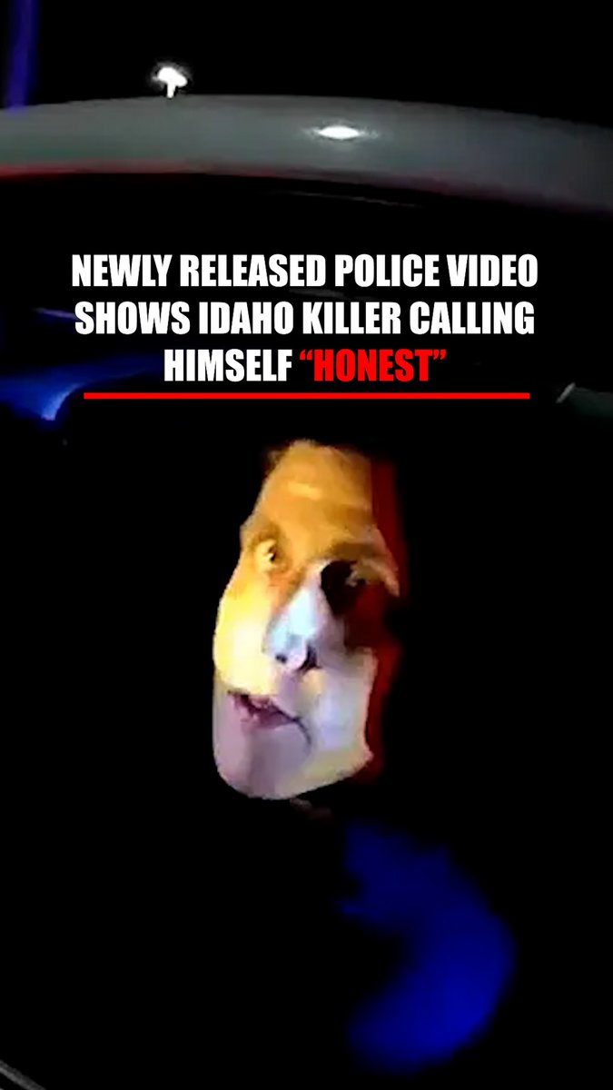 "I’m obviously an honest person." Newly released August 2022 body‑cam footage shows Idaho killer Bryan Kohberger speaking to an officer during a routine traffic stop — months before he fatally stabbed four University of Idaho students in November.