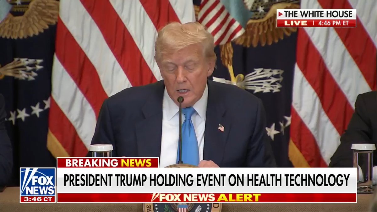 President Trump says new health technology “will save lives” and that “doctors and patients will always remain in control.”