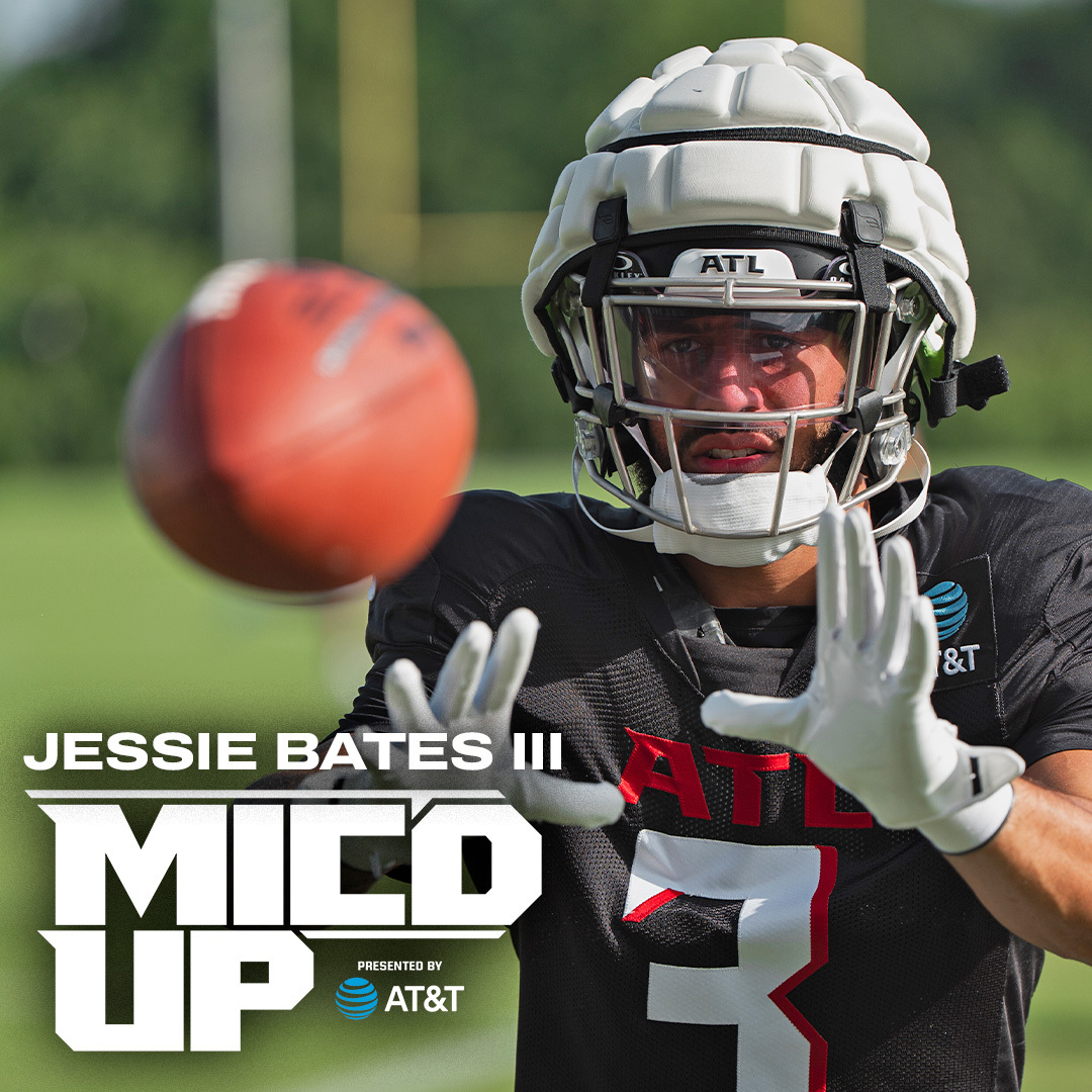 First day of pads? Gotta have Jessie Bates III on the mic 🎙️