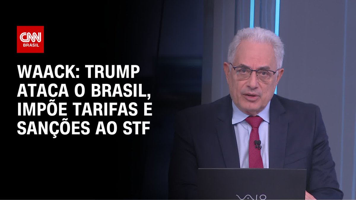 Waack: Trump ataca o Brasil, impõe tarifas e sanções a STF; assista #WW