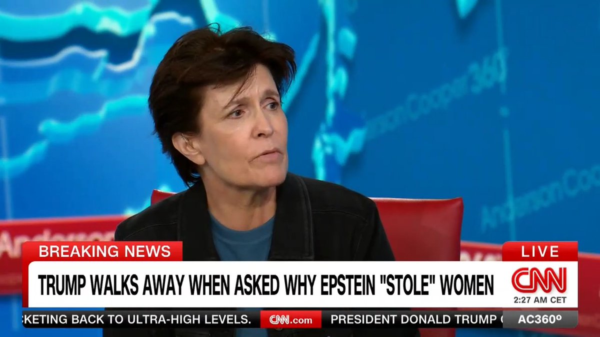 "She's not a victim here. These women are the victims and now they're definitely not going to speak because the President looks like he's trying to not be transparent": Kara Swisher on President Trump's refusal to rule out a pardon for Epstein accomplice Ghislane Maxwell.