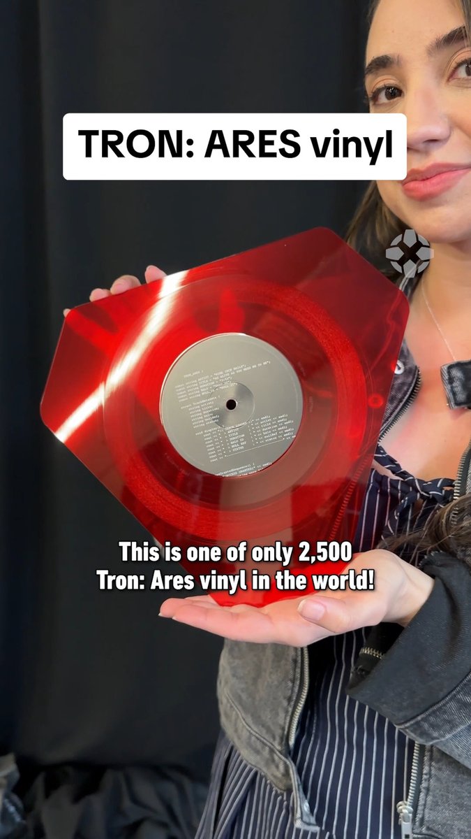 The Tron: Ares #SDCC exclusive vinyl were sold out FAST