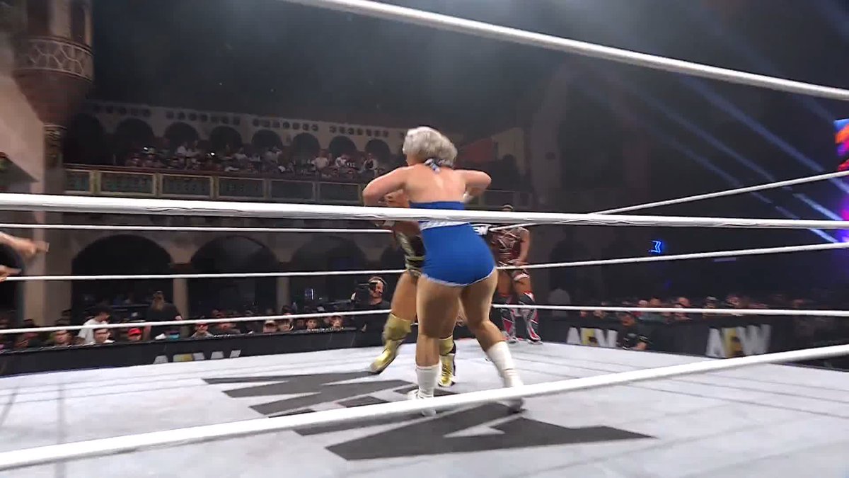 "Timeless" Toni Storm and Alex Windsor アレクス・ウィンザー are showing fancy footwork against BIG Billie Starkz • ビリー・スタークス and Athena is ROH & All Elite!! Watch #AEWDynamite LIVE on TBS &amp; HBO Max