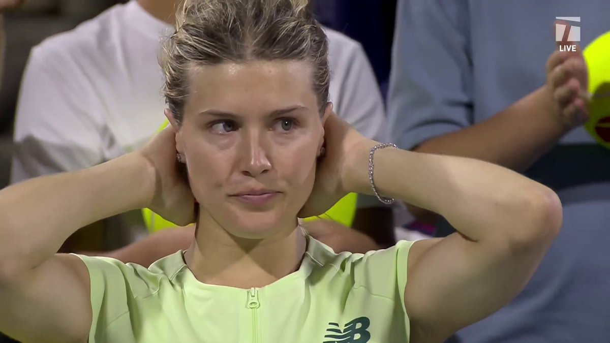 Genie Bouchard takes in all the emotions on court for the final time 🥹❤️ #OBN25