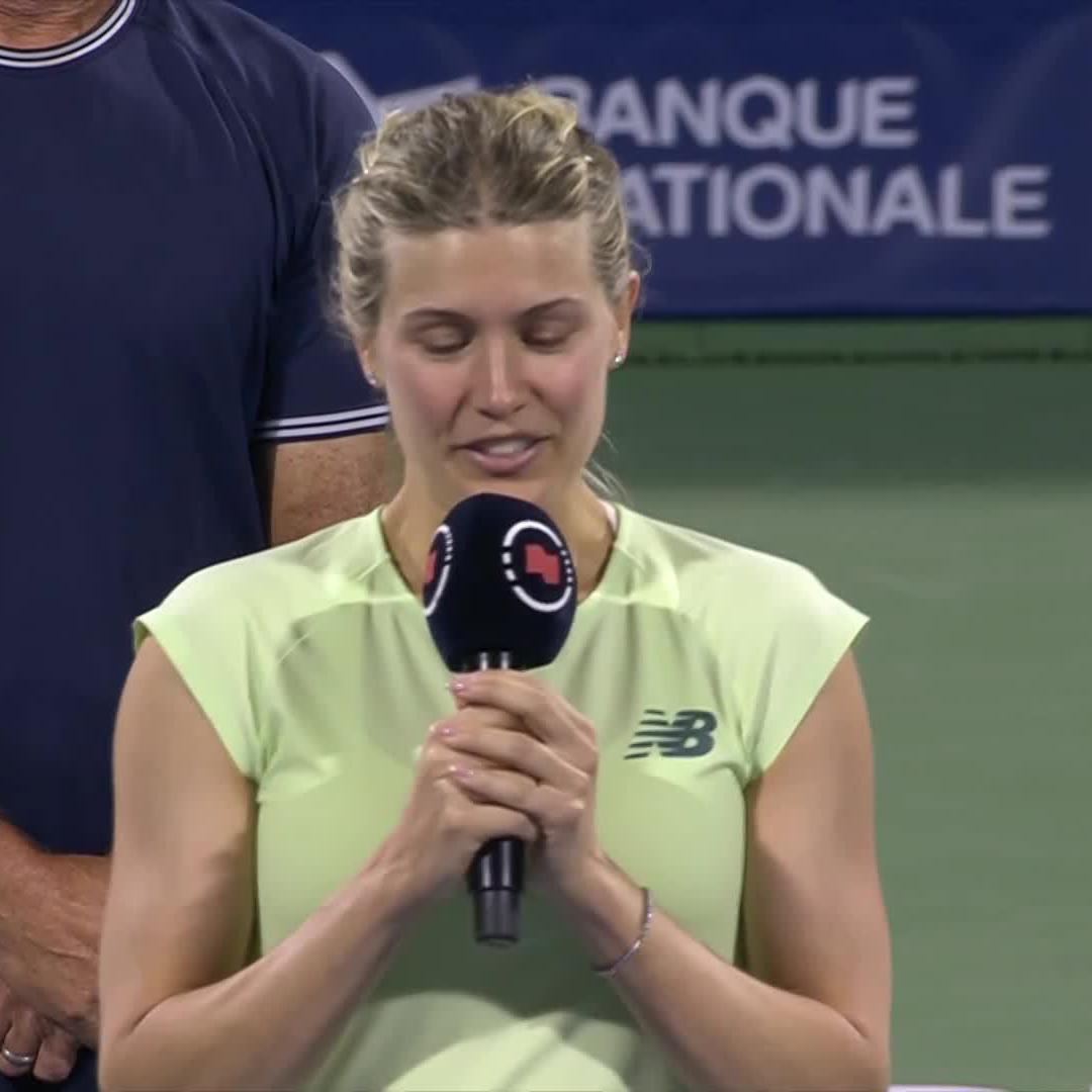 a full circle moment 🫶 Genie Bouchard | #OBN25