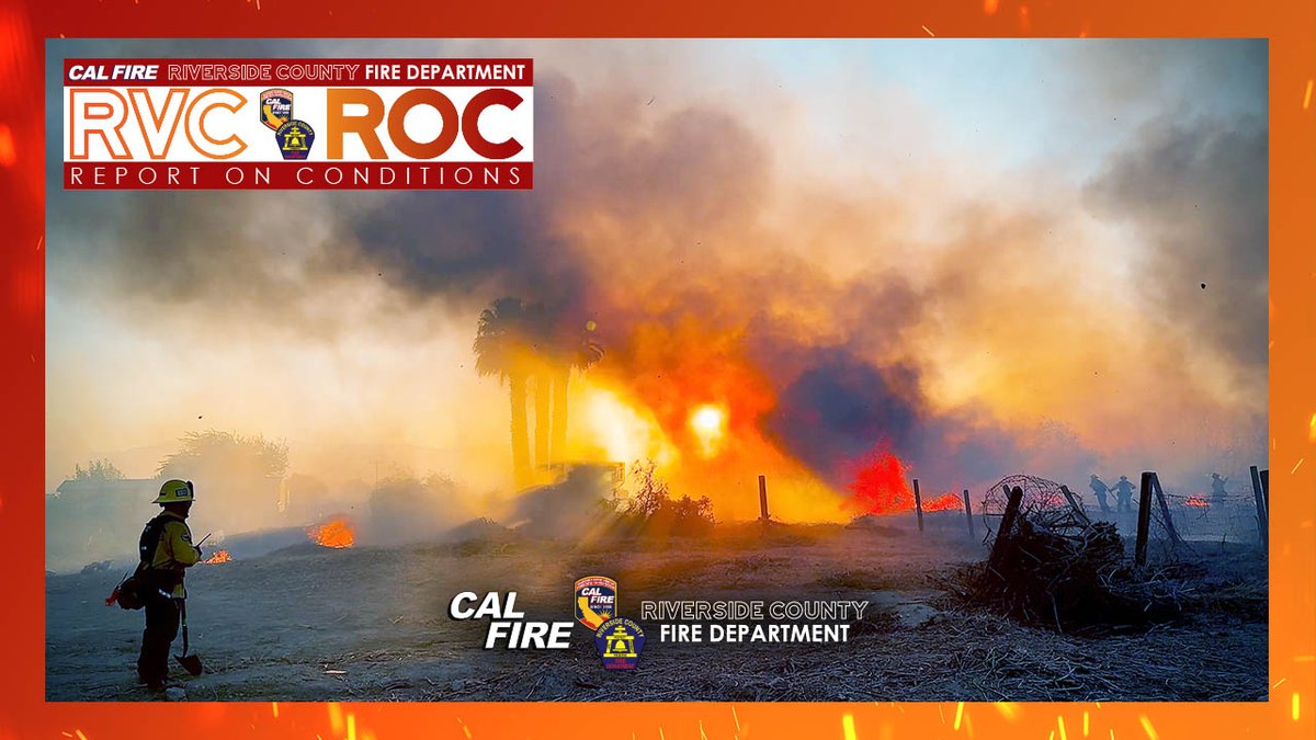 50+ Acre Shady Fire in Unincorporated Coachella // July 30, 2025 // Report on Conditions #reportonconditions #calfire #calfirefirefighters #rvcfire #calfirerru #firefighter #firefighters