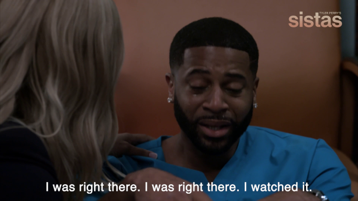 Whew! Zac lets all his emotions out, this breaks our heart! 😞 Thank goodness Fatima is there to console him. What are your prediction to how Zac will adjust after this loss? #SistasonBET