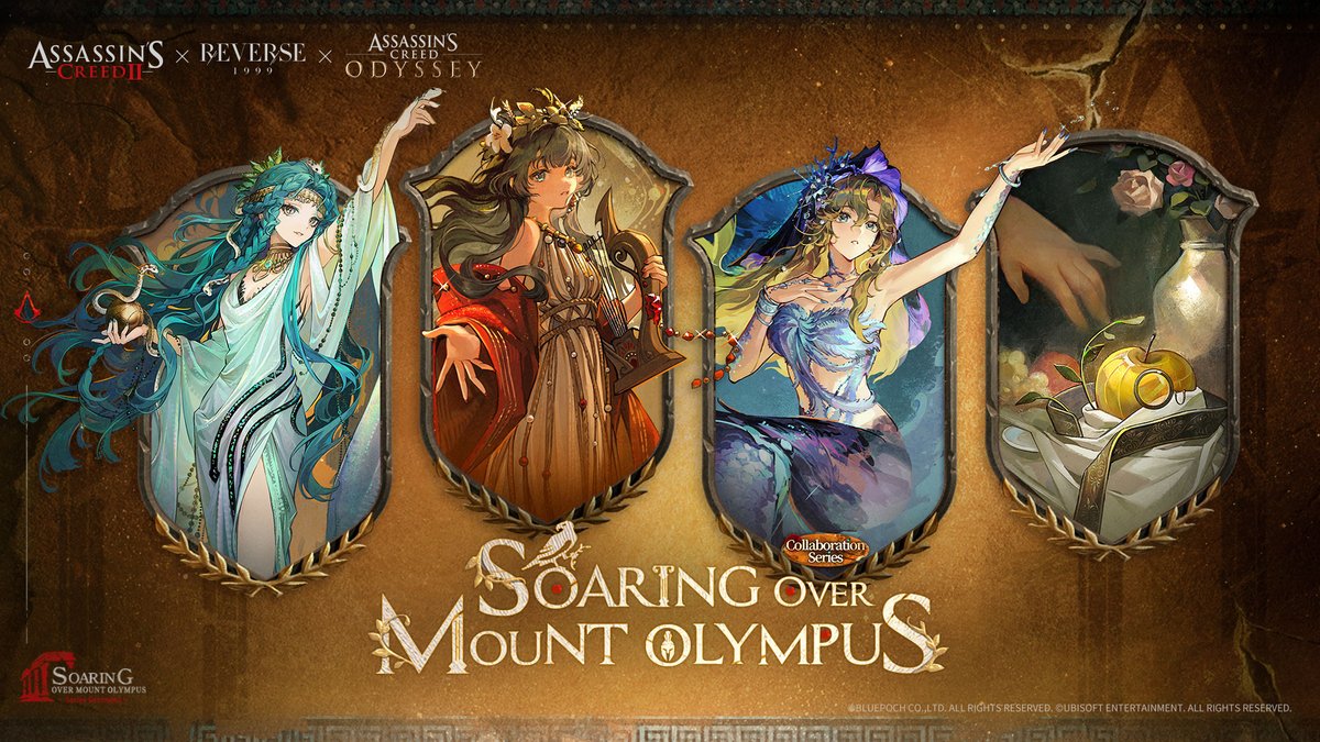 Reverse: 1999 × Assassin's Creed Collaboration Version Garment Trailer: Soaring Over Mount Olympus A time when the eagle still soars over Mount Olympus; an age when gods and legends still walk among us. HD: #Reverse1999AssassinsCreedCollab #Reverse1999
