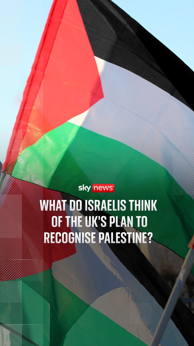 Israelis in Jerusalem spoke to Sky News' SallyLockwood about Sir Keir Starmer's ultimatum, which could see the UK recognise Palestine in the coming months. Watch here ⬇️