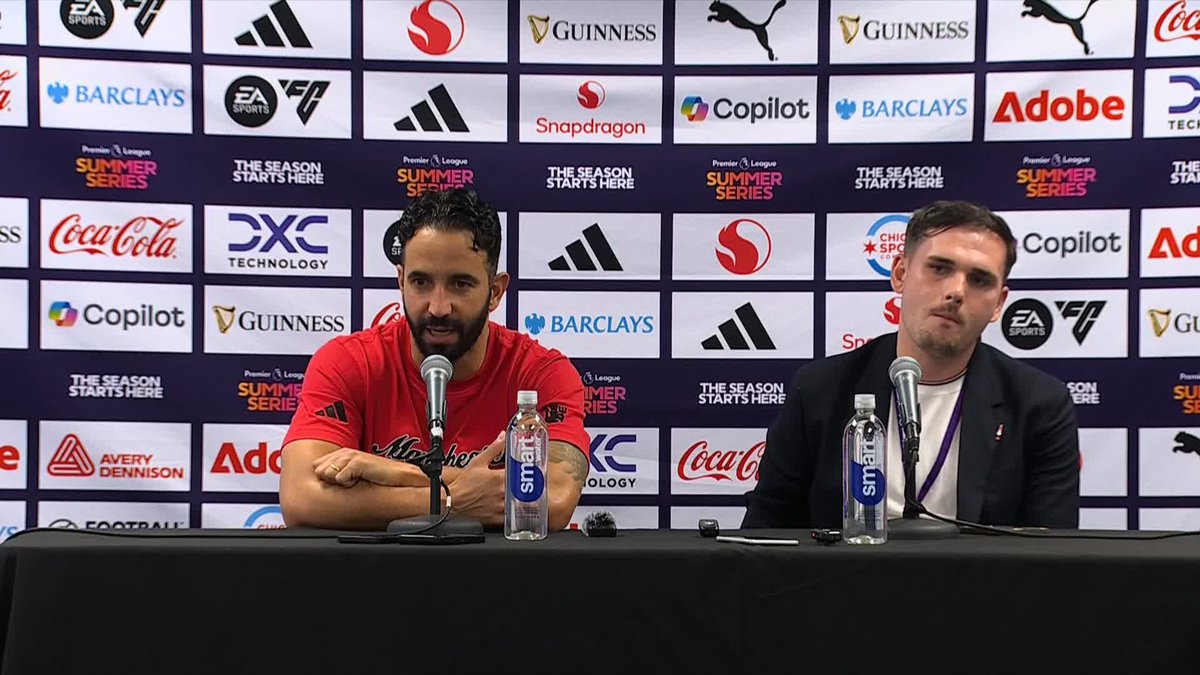 "The intensity is completely different, they are stronger and faster" Ruben Amorim says his Man United team are "connecting better on and off the pitch" compared to last season 🔴