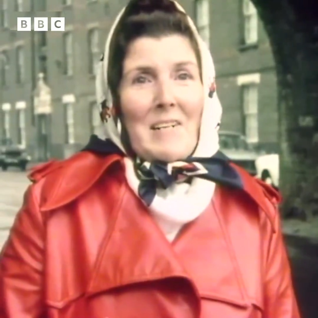 #OnThisDay 1977: Thanks for the Memory - The Viewer's View asked people what they thought about television. This woman was likely approached for a snappy vox pop, but ended up delivering something closer to a dramatic monologue.