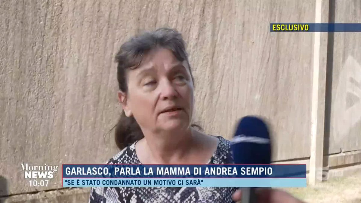 "Mi auguro che non cerchino solo tra gli amici di Andrea ma anche tra quelli di Stasi" La mamma di Andrea #Sempio a #MorningNews su #Canale5 e in streaming su Mediaset Infinity
