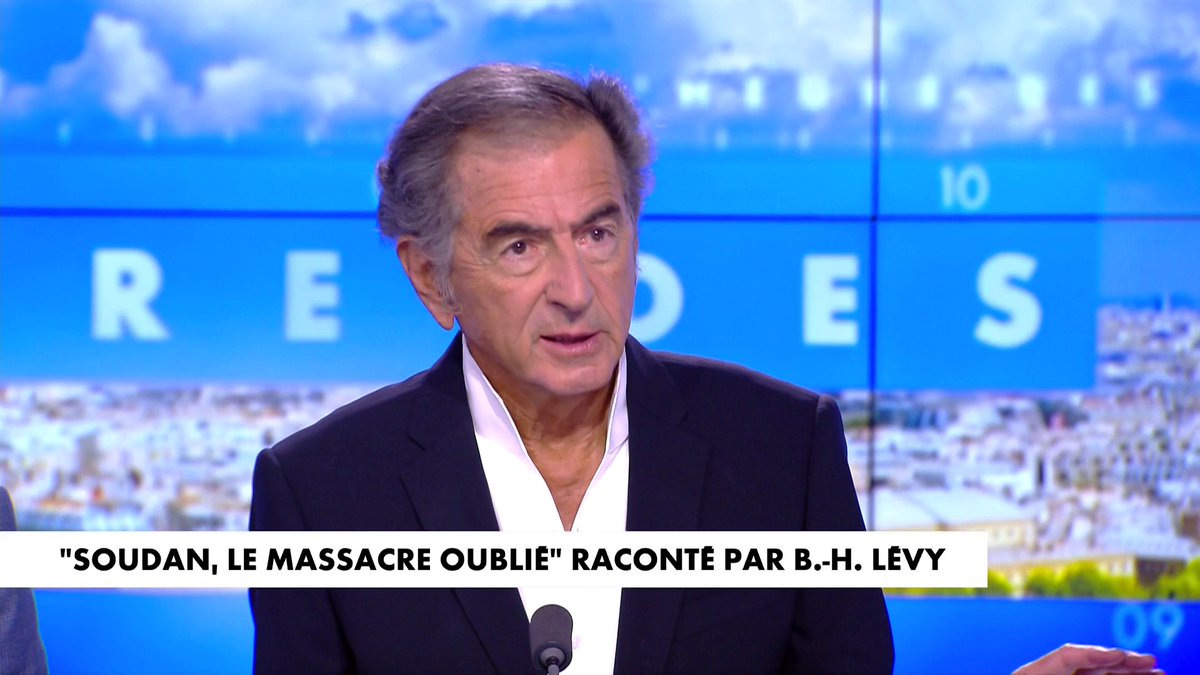 Le philosophe Bernard-Henri Lévy raconte le massacre oublié du Soudan : «C’est la plus grande injustice au monde», dans #HDPros