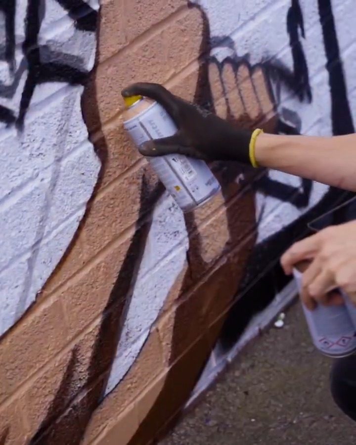 Bringing our famous history to life. 🎨 Work has officially begun on a mural telling the story of our club, painted by local artist Shawn Sharpe! 🖌️ #pnefc | Preston North End Community and Education Trust