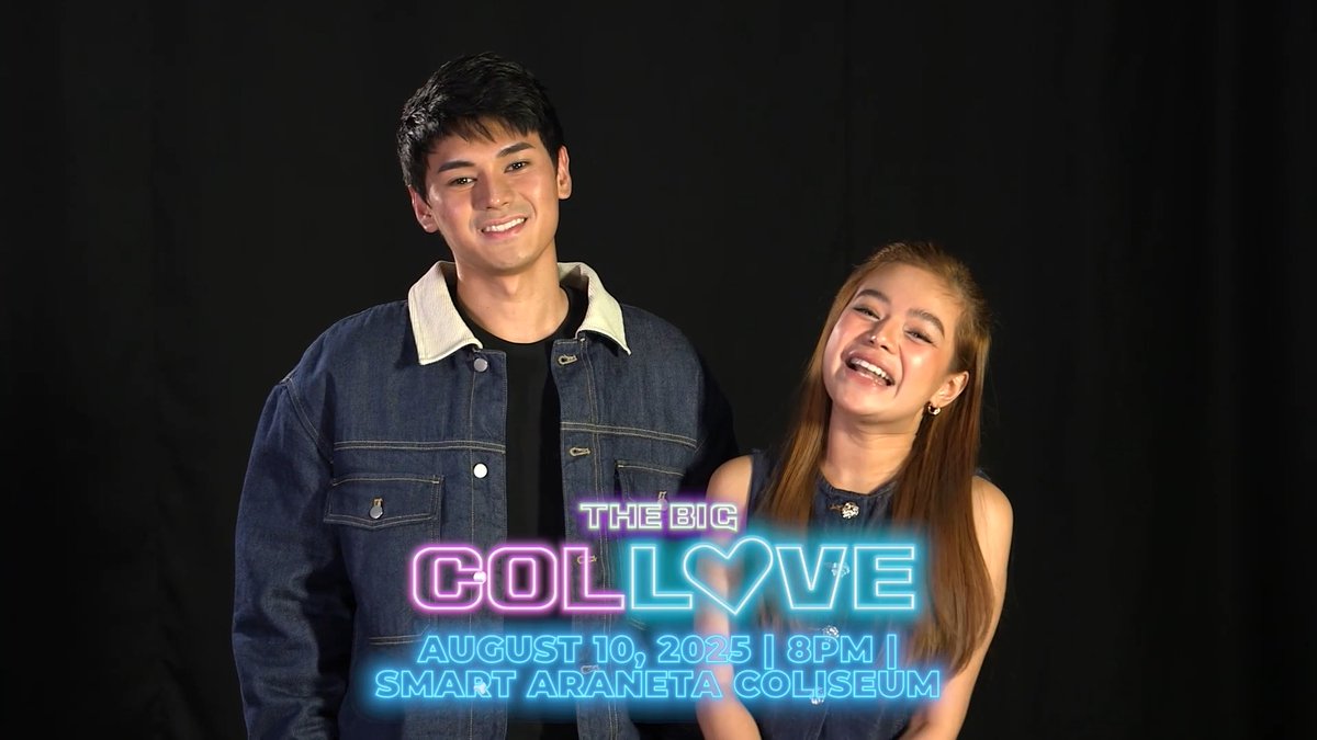 May task sa August 10? Your Chinito Boss‑Sikap ng Quezon City #DustinYu and your Sassy Unica Hija ng Taguig #BiancaDeVera has a message for you 💌 You wouldn't wanna miss this one of a kind Fan Concert experience! Get your tickets now! FEW TICKETS LEFT! 🎟️ #TheBigColLove #ColLoveFancon #ColLoveSaAraneta