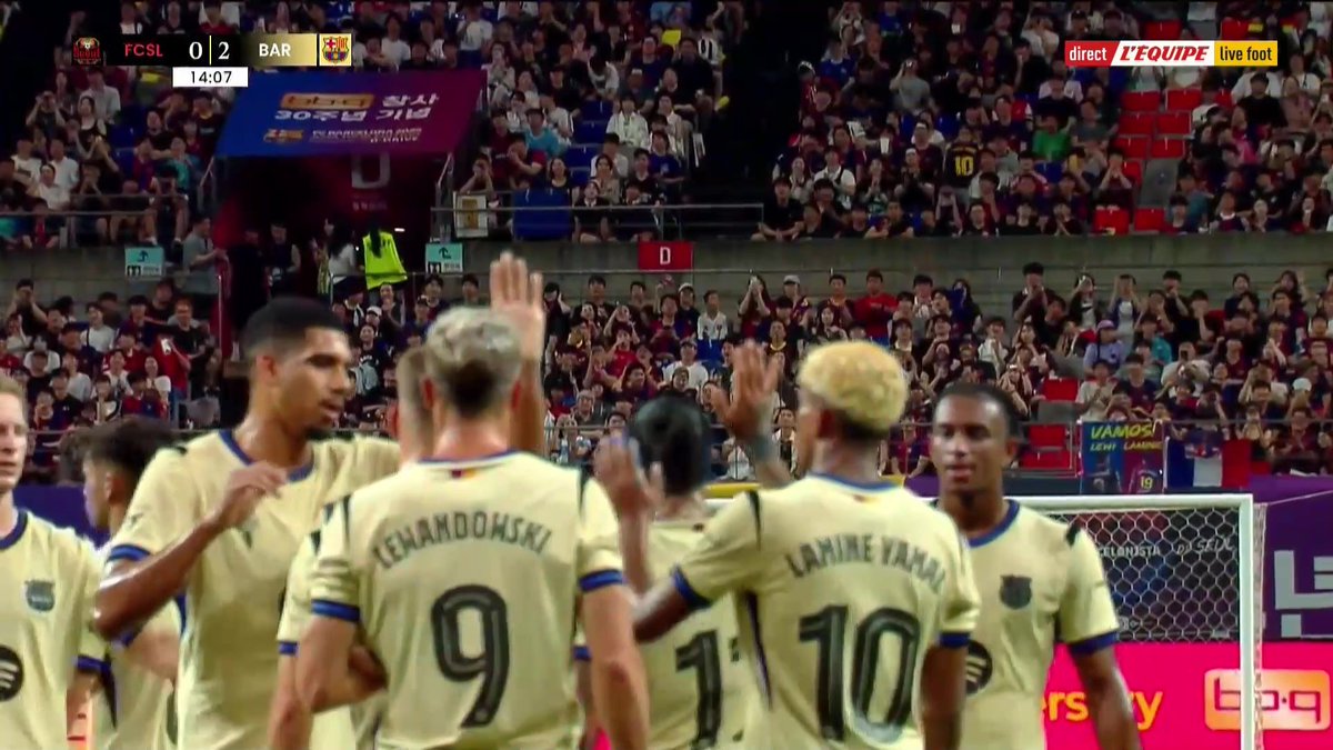 ⚽️ 𝗣𝗥𝗘𝗠𝗜𝗘𝗥 𝗕𝗨𝗧 𝗣𝗢𝗨𝗥 𝗟𝗔𝗠𝗜𝗡𝗘 𝗬𝗔𝗠𝗔𝗟 🇪🇸 𝗔𝗩𝗘𝗖 𝗦𝗢𝗡 𝗡𝗨𝗠𝗘́𝗥𝗢 𝟭𝟬 ! 💙❤️ 🎥 L'Équipe