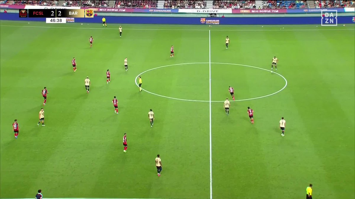 ๐ช๐ธ๐ช Lamine Yamal (18) with his 2nd goal against FC Seoul! ๐คฏ