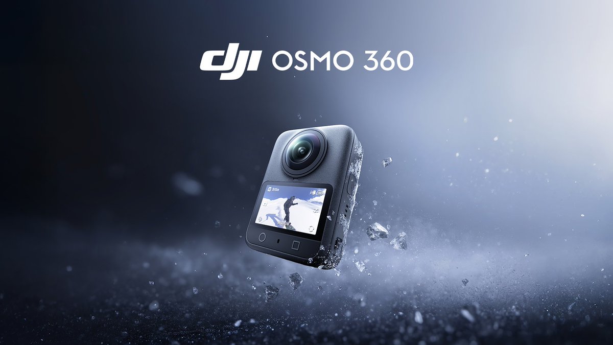 Meet DJI Osmo 360 - 8K Revolutionary 360° Camera Featuring an innovative square sensor for true 1-inch 360° imaging, Osmo 360 supports native 8K 360° video and 120MP 360° photos. With 13.5 stops of dynamic range and outstanding low-light performance, every detail is captured with stunning clarity. The magnetic quick-release design also ensures seamless compatibility with traditional accessories. OsmoAudio™ direct microphone connection lets you capture every moment in vivid, immersive sound—so your creative vision comes together effortlessly. ✅1-Inch 360° Imaging ✅Native 8K 360° Video & Exceptional Low-Light Performance ✅4K/120fps & 170° Boost Video ✅120MP 360° Photo ✅Osmo Magnetic Quick-Release Ecosystem ✅100-Min 8K/30fps Continuous Recording ✅10-bit & D-Log M Color Performance ✅OsmoAudio™ Direct Microphone Connection Learn more 👉 Shop now 👉 #DJIOsmo360 #360camera