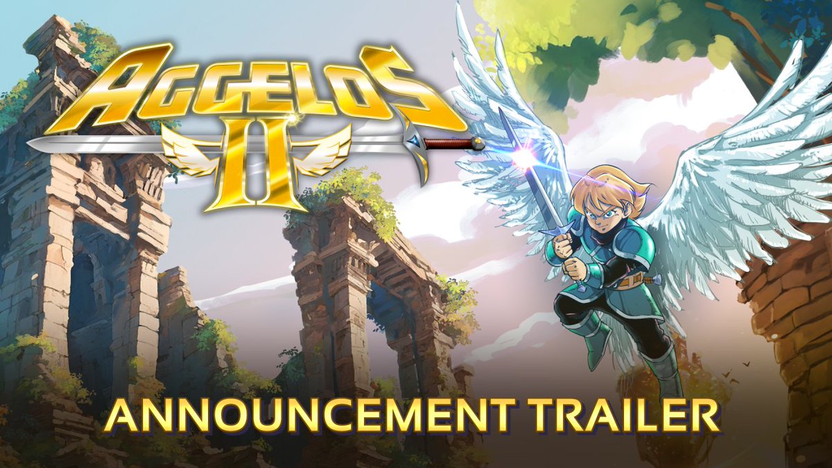 😇 Aggelos 2 is coming 2026 😈 Switch forms in real time, explore twin worlds of Light and Darkness, and battle 80+ enemies in this evolved 16-bit Metroidvania sequel. 📺 Watch the trailer 🛒 Wishlist now: #Aggelos2 #Metroidvania #PixelArt #Coming2026