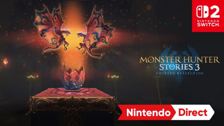 Twin Rathalos, born in a twist of fate, set the stage for a new adventure in Monster Hunter Stories 3: Twisted Reflection, coming to #NintendoSwitch2 in 2026! #NintendoDirect #MHStories3