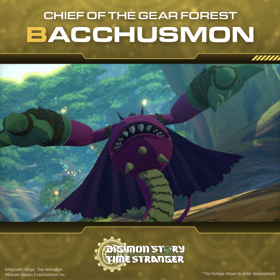 Bacchusmon Chief of the Gear Forest Special Move: Cook of the Abyss #TimeStranger