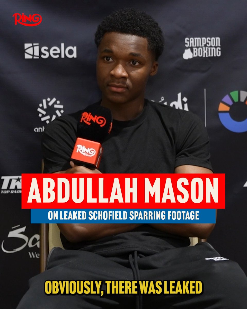 Abdullah Mason tells The Ring that his full focus is on fighting Sam Noakes for the WBO lightweight world title, despite noise surrounding leaked sparring footage with Floyd Schofield Jr. The Ring IV live on DAZN l Nov 22nd in Riyadh 🥊