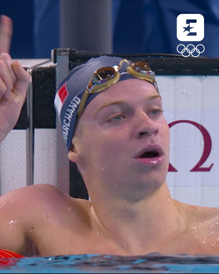 🤯 La remontada légendaire du roi Léon Marchand en finale du 200m papillon lors des Jeux Olympiques de #Paris2024