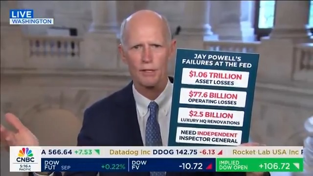You wouldn’t believe the failures at the @FederalReserve under Jay Powell’s leadership, we need accountability at the Fed NOW!