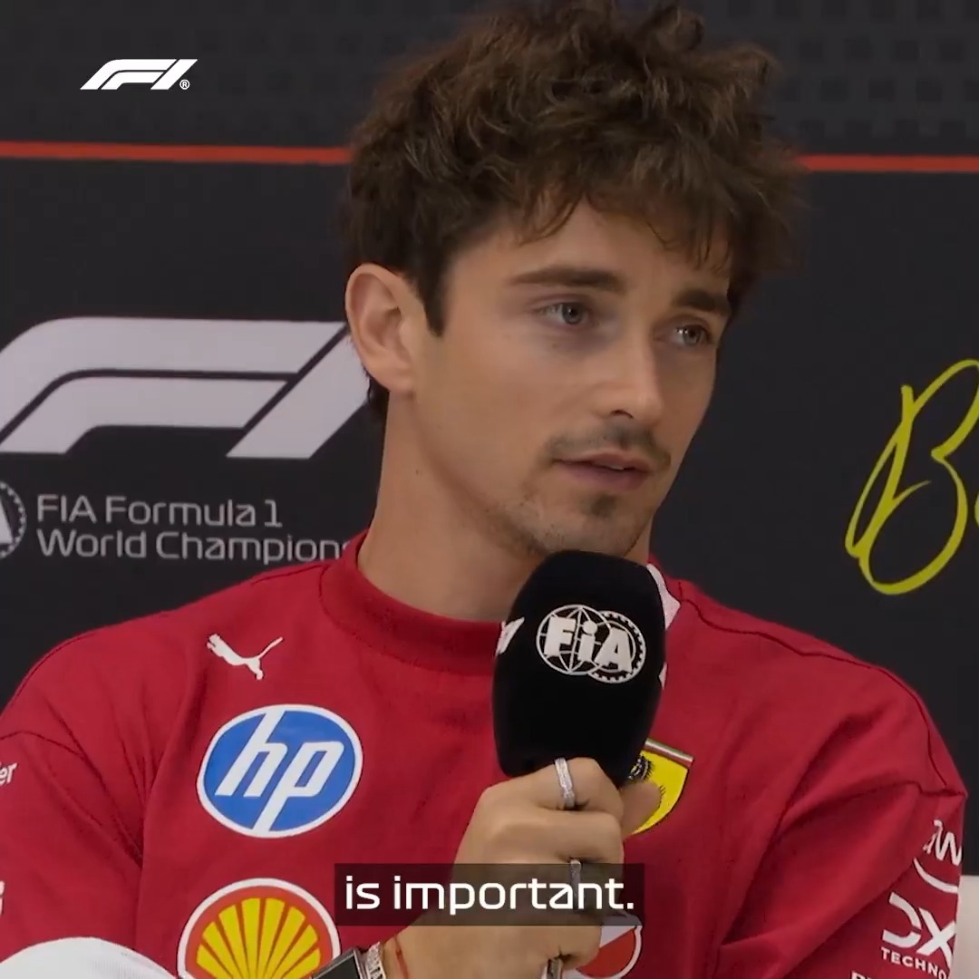 "I'm really happy... Fred has an incredible vision" Charles Leclerc on Fred Vasseur's new multi-year Ferrari contract 📑 #F1 #HungarianGP