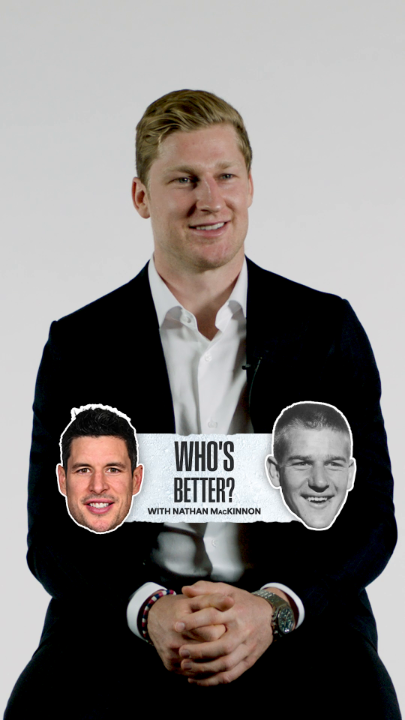 Nathan MacKinnon making the tough decisions. ๐ซฃ