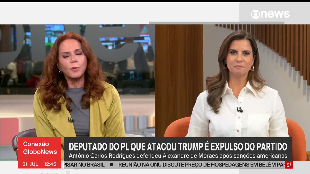 Apuração de Andréia Sadi: por pressão da bancada, PL expulsa deputado que elogiou Moraes e mandou recado a Trump. #ConexãoGloboNews ➡ Assista à #GloboNews: