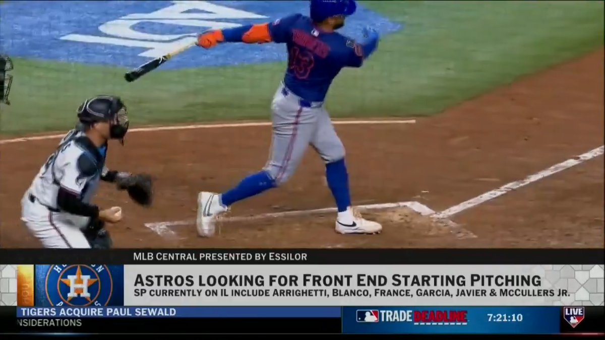 .Mark Feinsand reports that the Astros are in the mix for starters Dylan Cease and Sandy Alcantara.