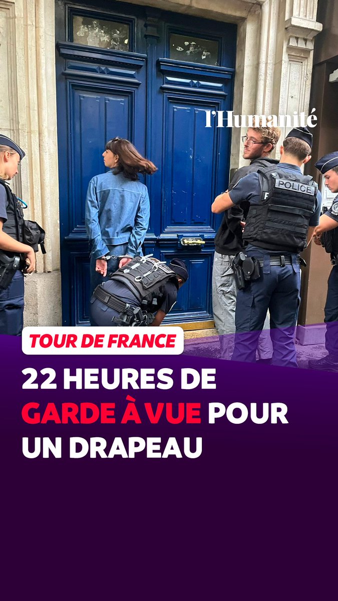 Dimanche 27 juillet, Lisa et Lyes assistent au Tour de France à Paris et accrochent un drapeau de la Palestine. Résultat : 22 heures de garde à vue, une condamnation et des poursuites pour "violence sur un fonctionnaire de la police nationale sans incapacité et rébellion"