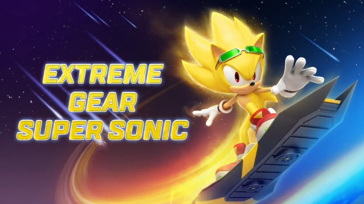 Sonic + Extreme Gear + 💎💎💎💎💎💎💎 = one unstoppable racer Extreme Gear Super Sonic is now available in Sonic Forces Mobile!