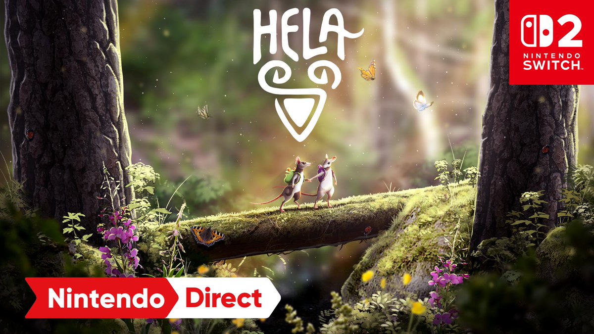 Cozy adventures await. Hela: of Mice & Magic is coming to #NintendoSwitch2! 🐭✨ Explore a magical world with friends in split-screen or online co-op when Hela arrives in 2026! #NintendoDirect