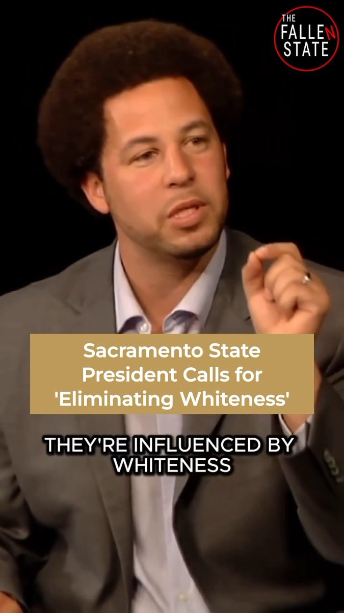 Luke Wood is not only the President of Sacramento State University, he also chairs Gavin Newsom’s Racial Equity Commission.