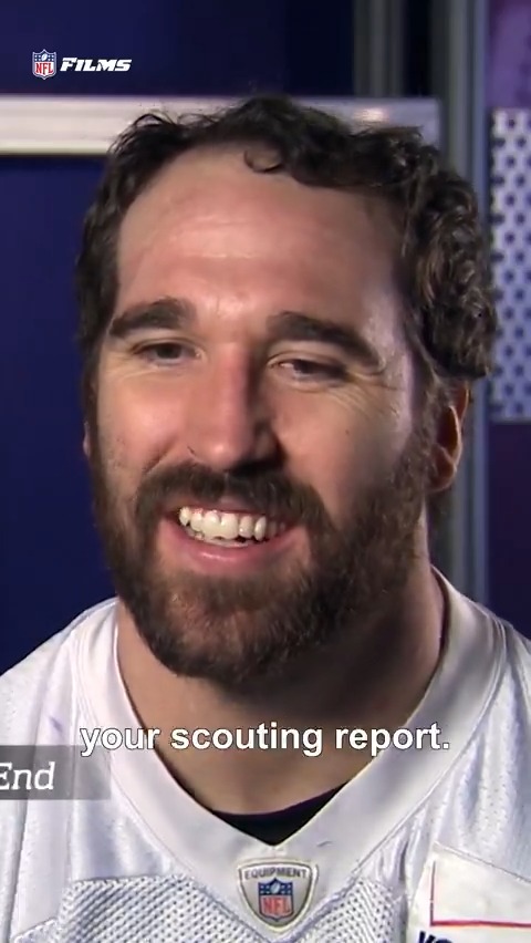 From projected 7th rounder ➡️ Hall of Famer. Jared Allen reads his draft profile 😂 Minnesota Vikings