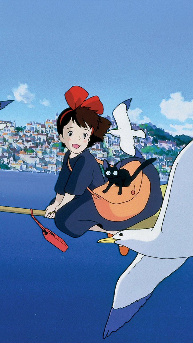 Dreaming of a Studio Ghibli summer. 🎐 Featured films: Kiki's Delivery Service (1989), The Secret World of Arrietty (2010), My Neighbor Totoro (1988), Howl's Moving Castle (2004), Ponyo (2008), The Wind Rises (2013), Spirited Away (2001), Only Yesterday (1991), When Marnie Was There (2014)