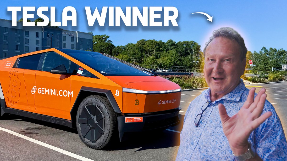 WE GAVE AWAY A TESLA CYBERTRUCK