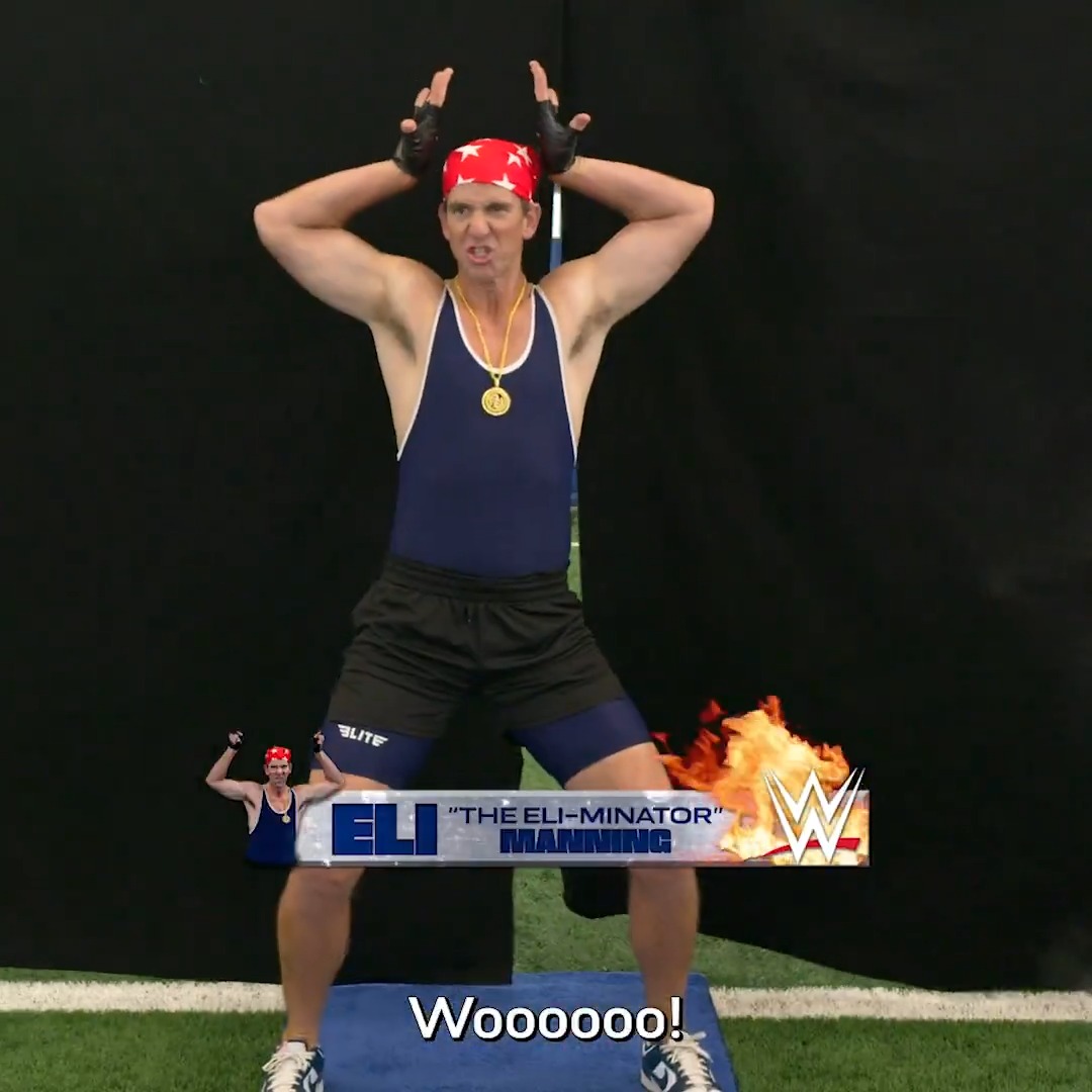 Eli auditions for WWE SummerSlam with Street Profits &amp; Bianca Belair The Eli Manning Show 🎥: