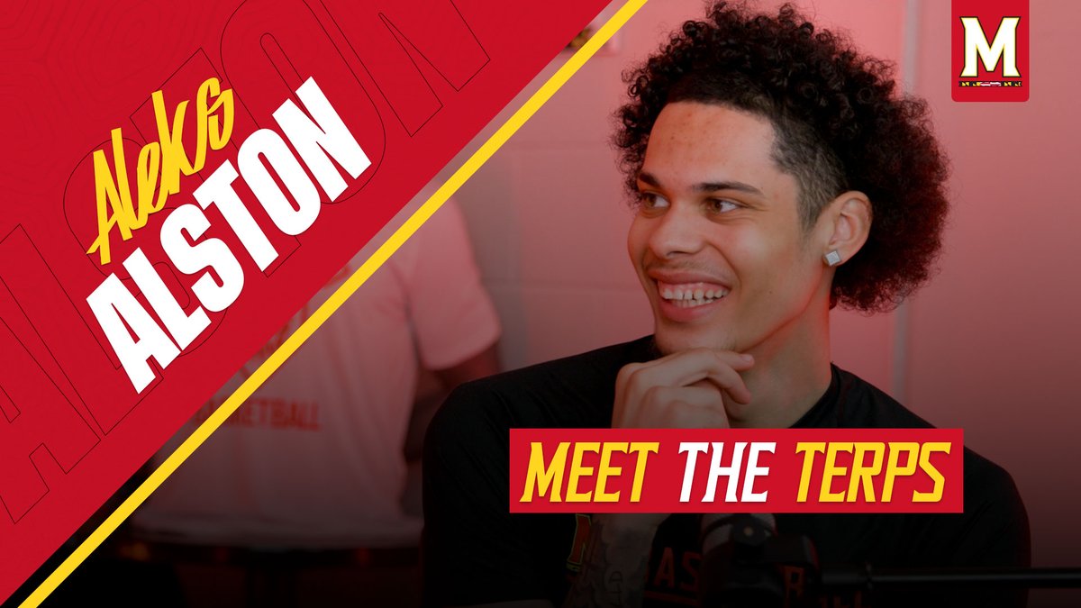 NEW EPISODE 👇 Our Meet The Terps series continues Aleks Alston joins host Brendan Hartlove to talk Maryland hoops, his basketball mentors, and much more!