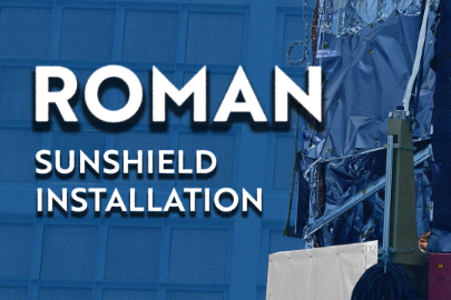 LISSen up, folks! Technicians installed Roman's Lower Instrument Sun Shade, or LISS, which consists of two deployable panels that will shade the lower observatory from sunlight. Learn more: