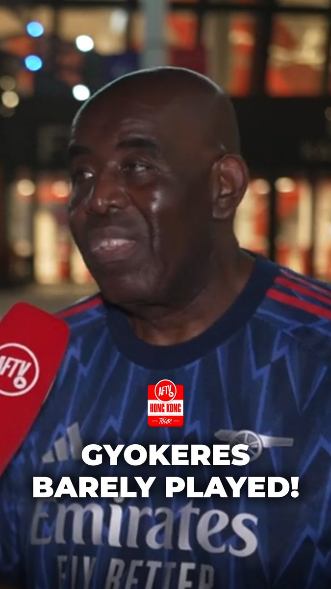Robbie CAN'T BELIEVE Gyokeres only had 10 minutes to play! 🤦 #FanCams #AFTVHongKong
