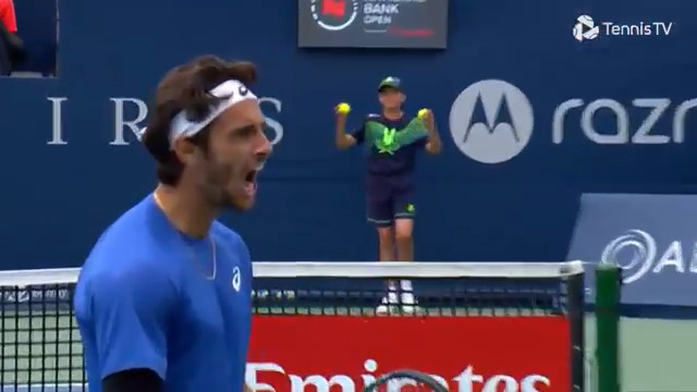 Whip it good🍦 Lorenzo Musetti with an unbelievable forehand pass! National Bank Open | #NBO25
